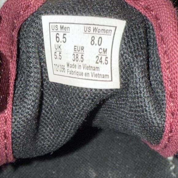 Maroon Canvas VANS, Men’s 6.5/Women’s 8 - Picture 5 of 5